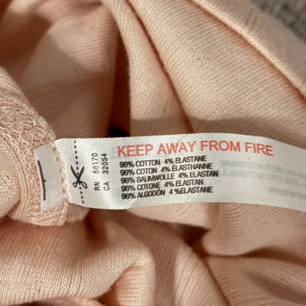 Free People Intimately Light Pink Ribbed Tee - Picture 7 of 7